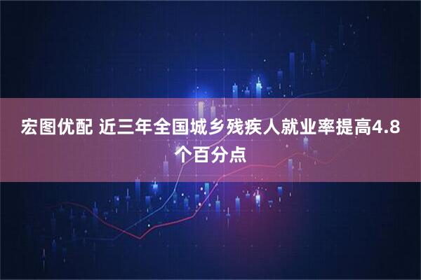 宏图优配 近三年全国城乡残疾人就业率提高4.8个百分点