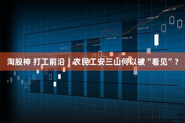 淘股神 打工前沿丨农民工安三山何以被“看见”？