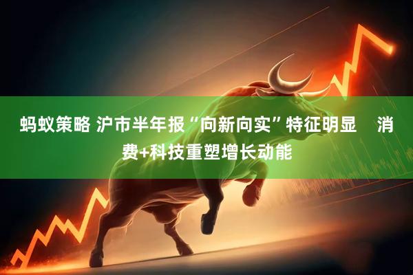 蚂蚁策略 沪市半年报“向新向实”特征明显    消费+科技重塑增长动能